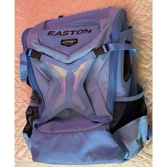 Easton Ghost NX Backpack Equipment Bag Adult Fastpitch Softball Baseball Blue - Picture 1 of 9